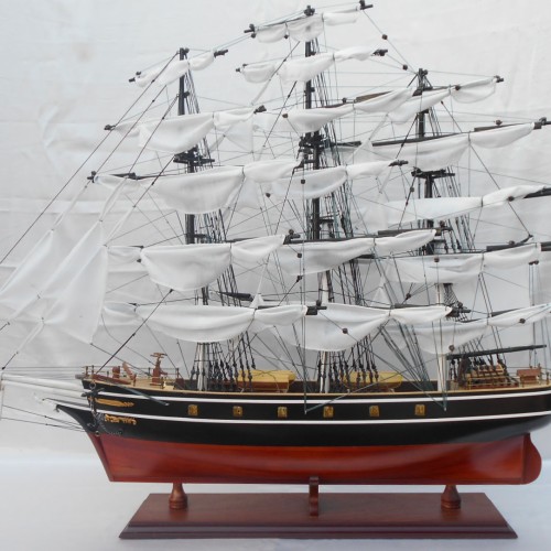 Cutty sark painted--wooden model boat